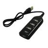 Автомобильный USB 2.0 4-портовый разветвитель Plug And Play Socket Hub высокоскоростной адаптер для Windows Vista XP для авто ПК ноутбука компьютера