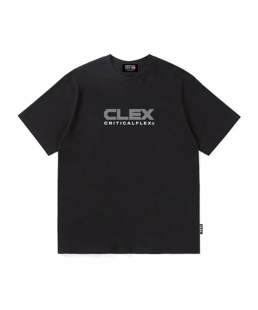 Keulitikeolpeullegseu Clex Логотип Футболка с коротким рукавом Черный/Серый