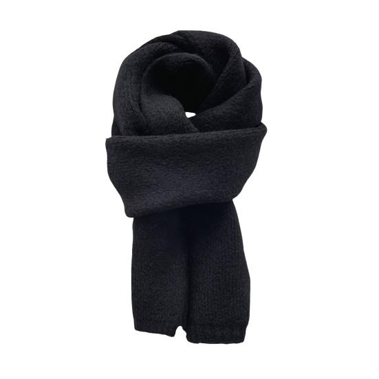 Knitting Scarf Solid Color Thickened Warm Women Scarf Cold Weather Thermal Neck Wrap Casual Outfit Scarf