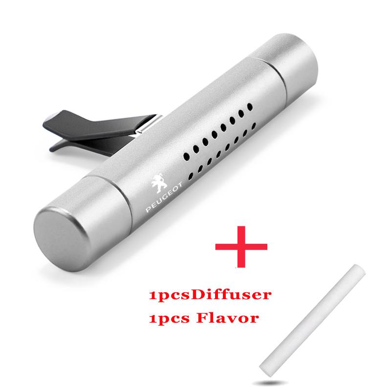 Car Air Freshener Vent Perfume Clip Aromatherapy Accessories For Peugeot 2008 207 107 508 607 406 407 307 206 301 408 5008 4008
