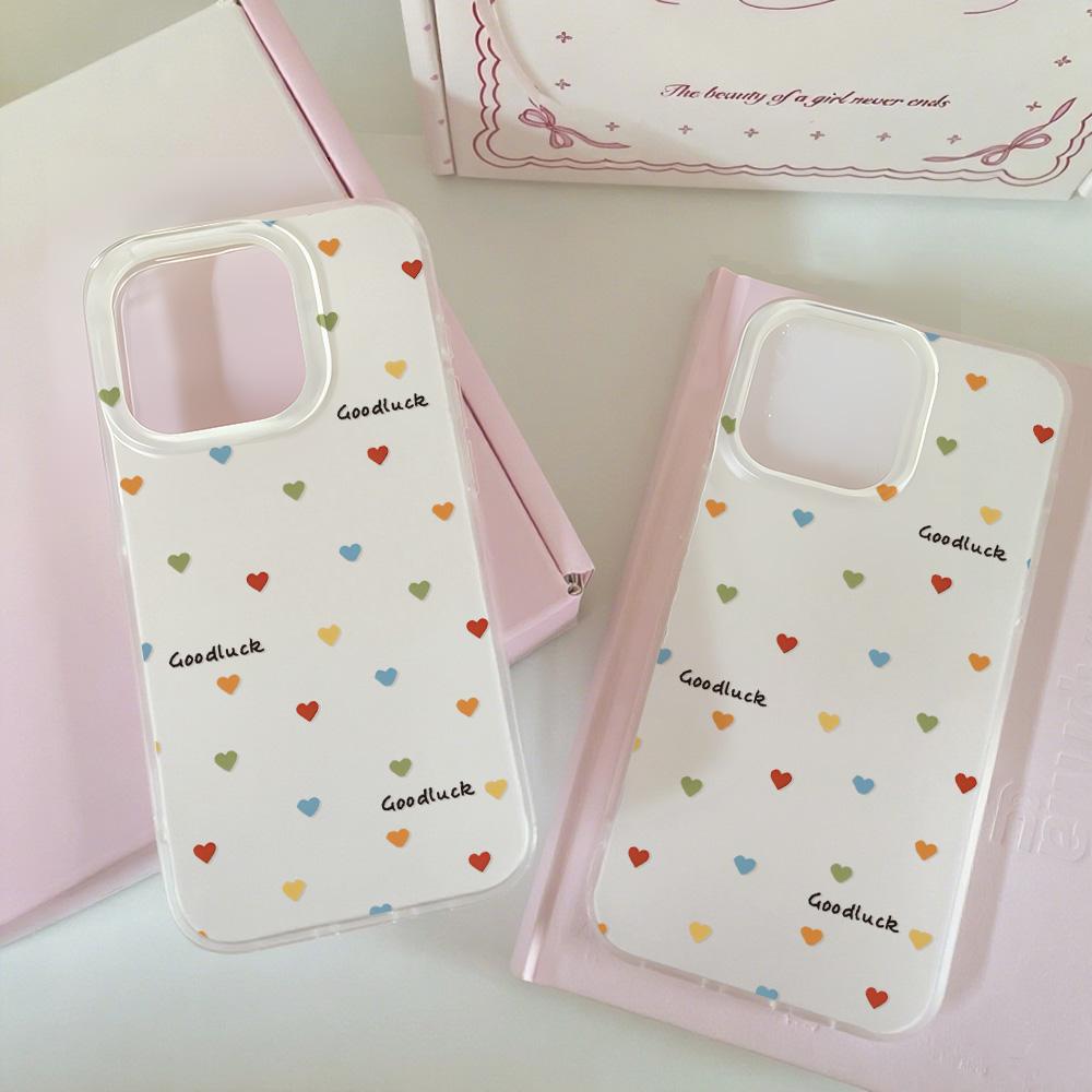 Painted Phone Case for iPhone 12 13 15 16 iPhone 16 12 13 14 15 Pro 14 15 16 Pro Max Coverage Shockproof Anti-Fingerprint Fresh Style Protective Case