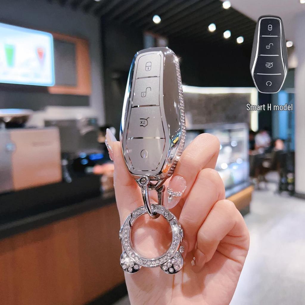 Чехол для ключа BYD для Qin PLUS, Tang DMI, Dolphin, Seagull, e2, Song Pro, Qin, Han EV, e6