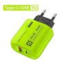 45 Вт USB Type C GaN быстрая зарядка настенный адаптер USB PD зарядные устройства QC3.0 дорожное зарядное устройство EU/US/UK вилка для iPhone 15 Samsung Xiaomi