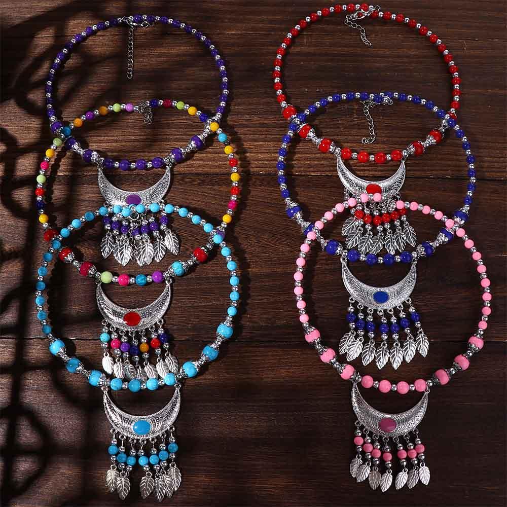 Hairdress Headband National style Forehead Chain Fashion Jewelry Eyebrow Pendant Women Necklace
