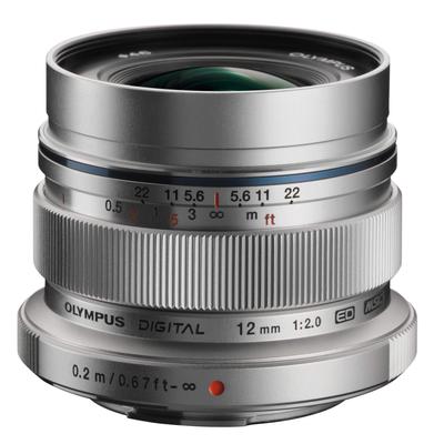 Объектив OM Single Focus DIGITAL ED 12 мм Silver SYSTEM/OLYMPUS M.ZUIKO F2.0