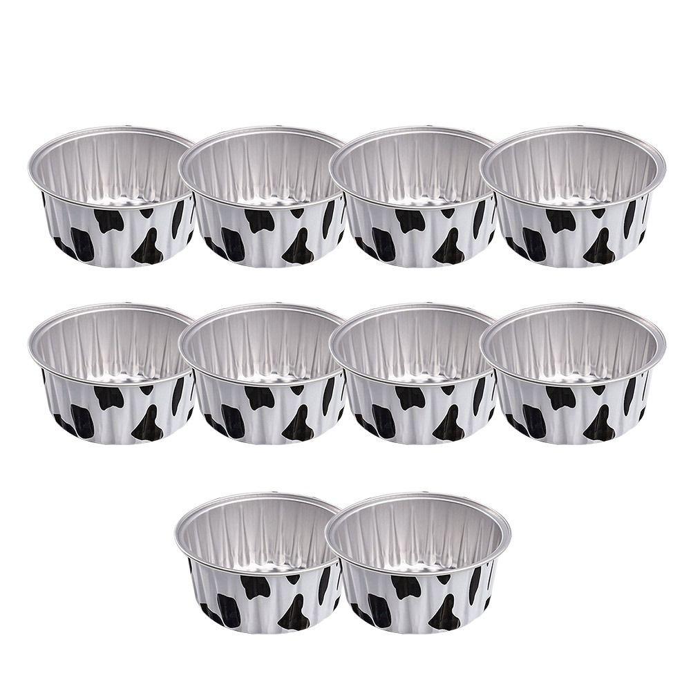 Cake Tool Air Fryer Reusable Aluminum Foil Tin Cup Tinfoil Box Pudding Cake Mold Tray Tinfoil Cups