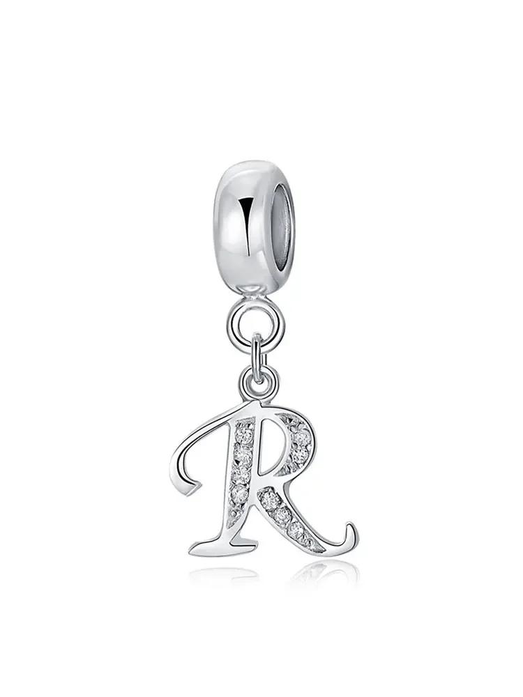 Медь Модные 26 Букв Шарм-Бусина для Женщин Подходят для Браслетов DIY Изготовление Юбилейный Подарок Изысканные Женские Украшения