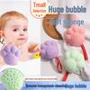 Child's Konjac Cotton Bath Sponge: Exfoliating Body Scrubber for Newborns and Children