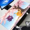 XXL Mouse Pad Gengar Pokemon Pikachu Anime Gamer Computer Mousepad Gaming Accessories Tablet rug Varmilo Keyboard Mausepad