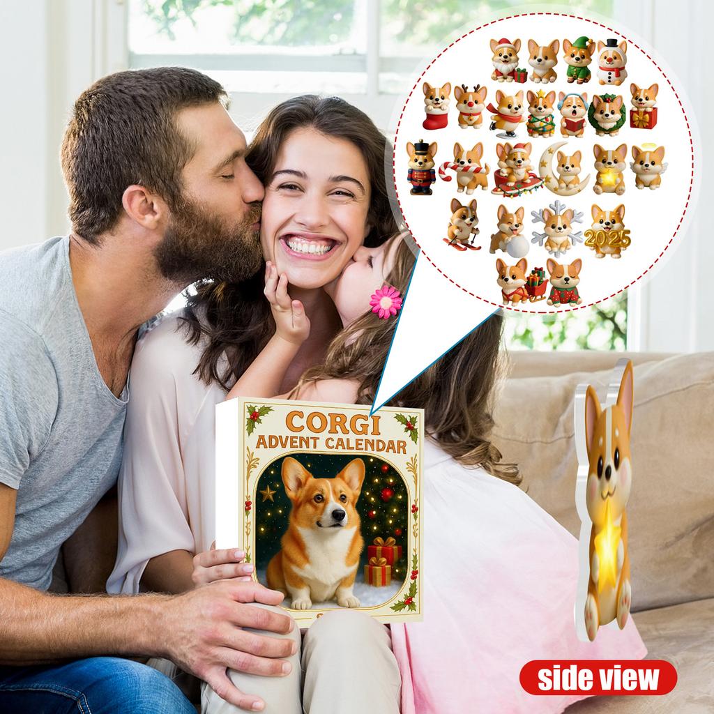 2D Акриловая Подвеска Коробка-сюрприз, Адвент-календарь, Сюрприз для друзей и семьи