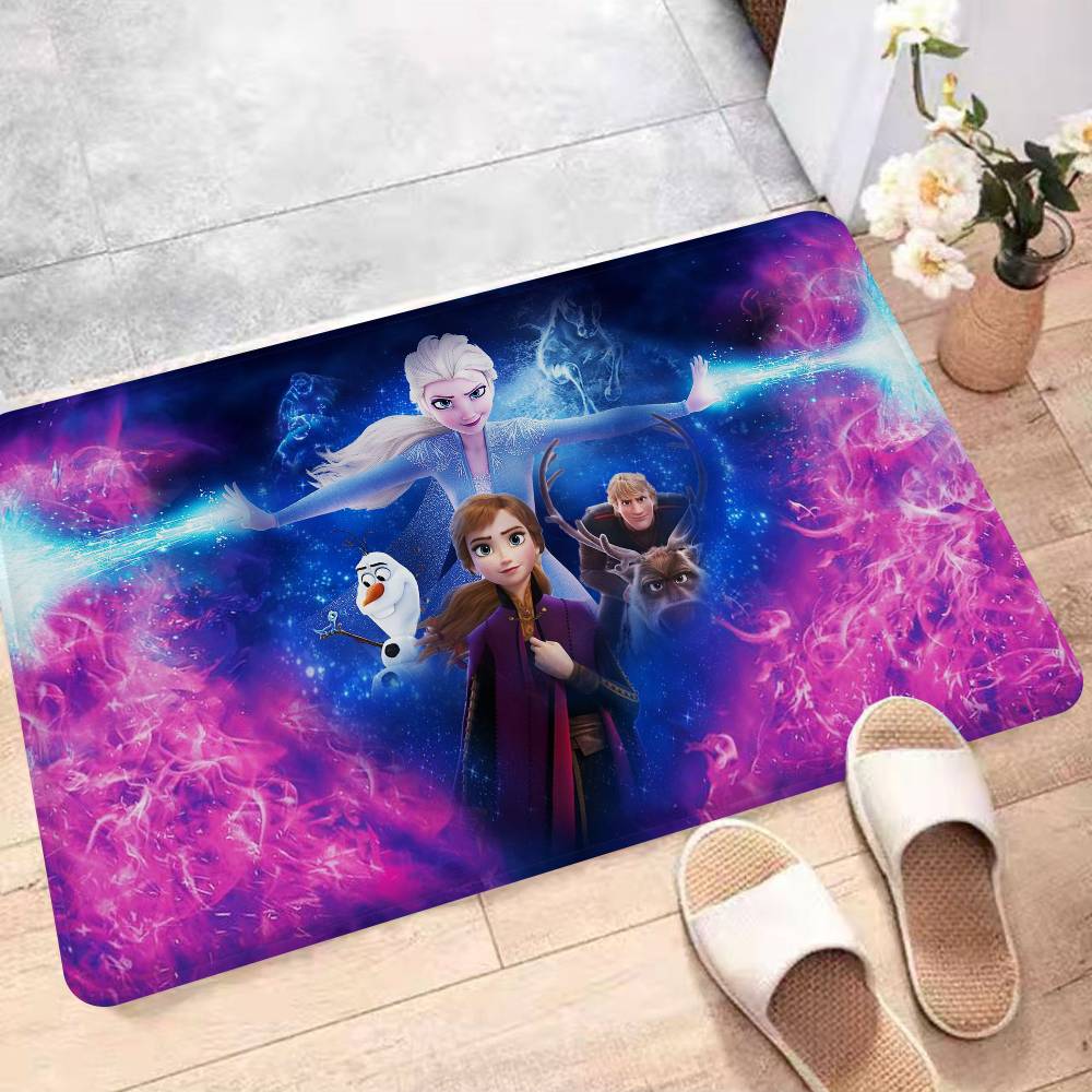 Фильм Мультфильм F-Frozen Коврики для комнаты Моющиеся Нескользящие Коврик для зоны гостиной Диваны Кресла Кухня Альфомбра