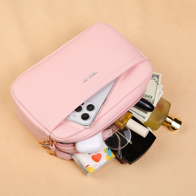 IELGY Модная женская сумка, однотонная PU сумка-мессенджер через плечо