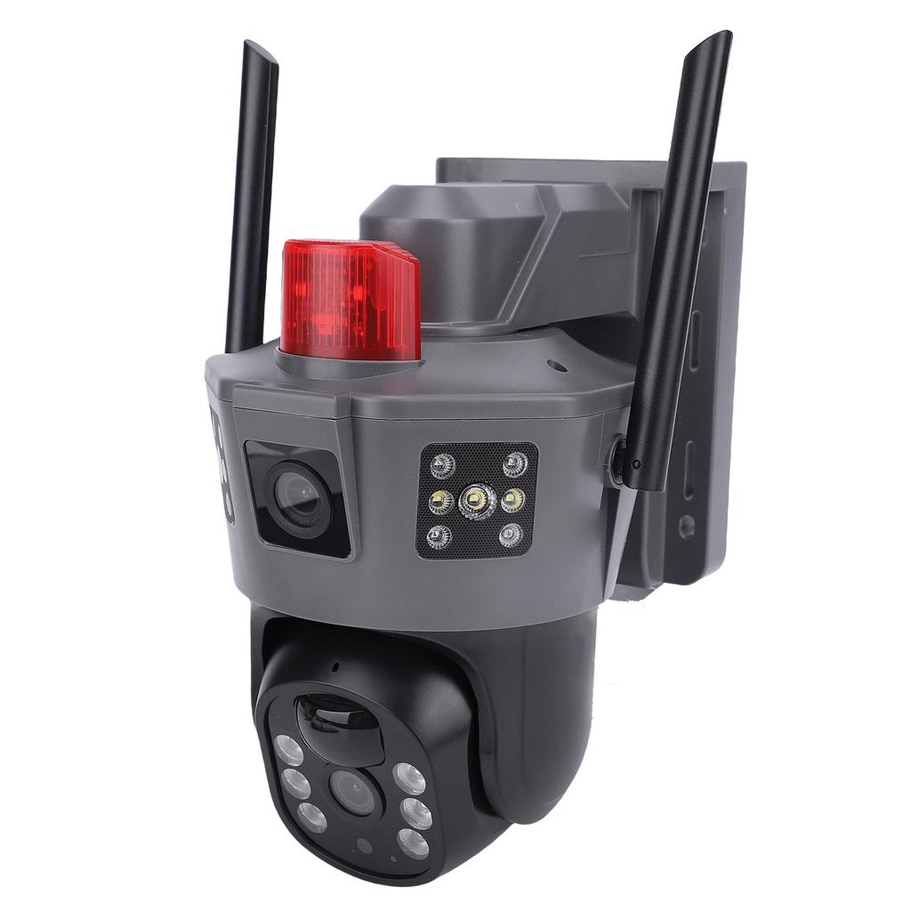 2K Dual Lens Solar Security Camera Wireless Outdoor 5G 2.4G WiFi 360 Degree Rotation Motion Detection 2 Way Talk 8000mAh IP66 Water Proof for V380 Pro