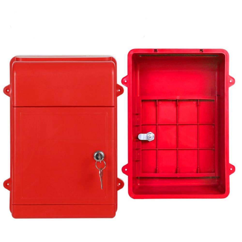С замком почтовый ящик пластиковый почтовый ящик почтовый ящик универсальный ящик для писем для дома двора офиса