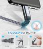 Кабель USB Type C Sweguard USB C Кабель Быстрый Совместим с iPhone iPhone 15 Pro iPad Samsung Galaxy и другими устройствами [2 м / 2 шт.] USB-C и USB-A 3,1 А
