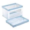 RISU Folding Container Single Door Side Single Door L 50L Light Blue Made In Japan ACCP293 (Long Door) CB-51NRL