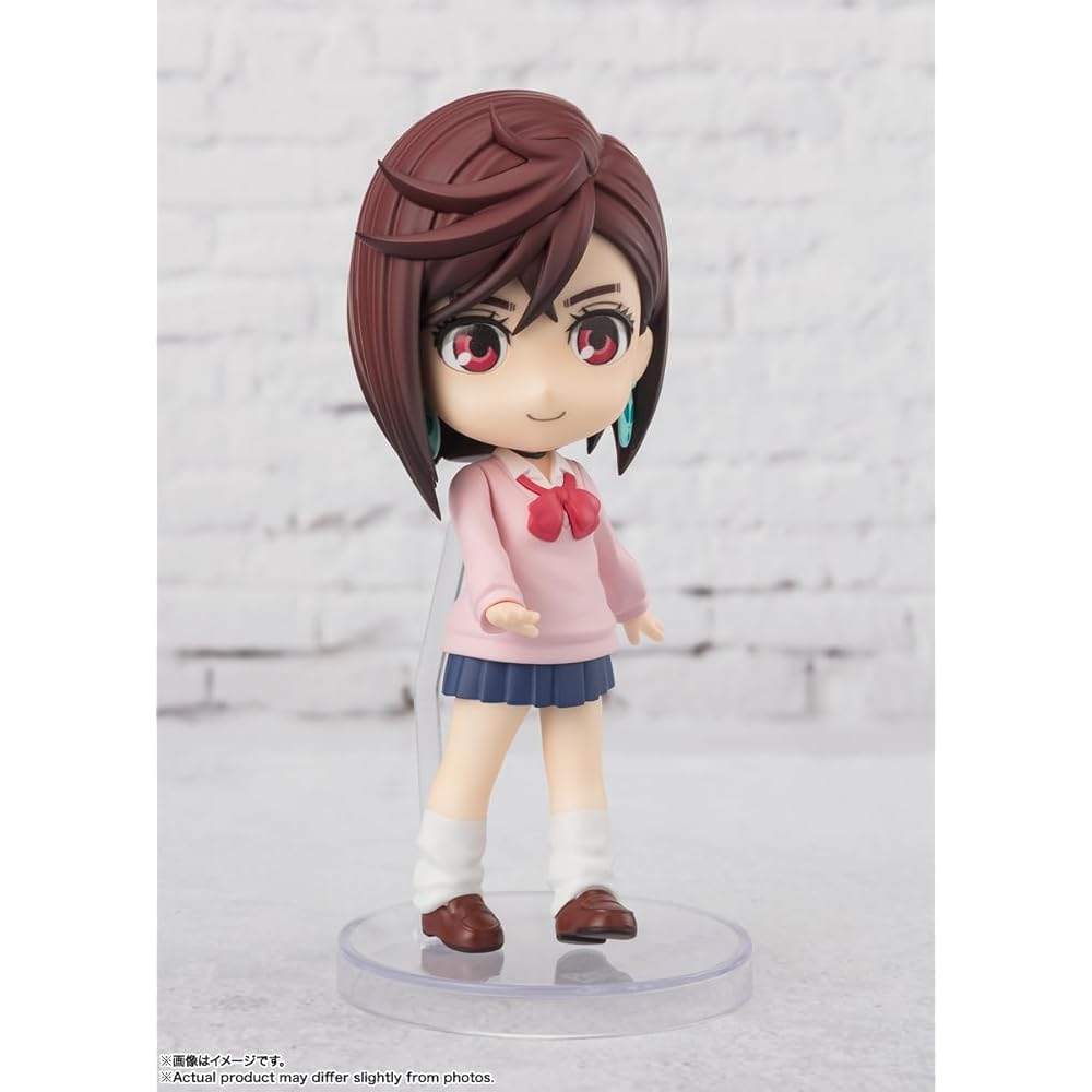 TAMASHII NATIONS Figuarts Mini Dandadan Момо 90 мм ПВХ АБС Окрашенная Фигурка Действия