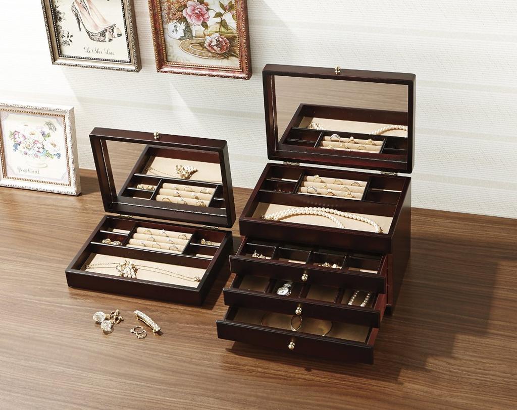 Деревянная шкатулка для драгоценностей 17-805