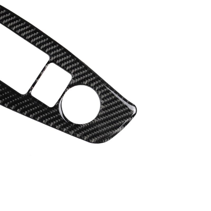 Наклейка на панель переключателя стеклоподъемника автомобиля из углеродного волокна для Mazda 3 Axela M3 2017 2018 Аксессуары для автомобилей Интерьер