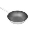 Stainless Steel Wok Maker Frying Pans Non Stick with Handles Cookware Accessories Heavy Duty Bakeware Work