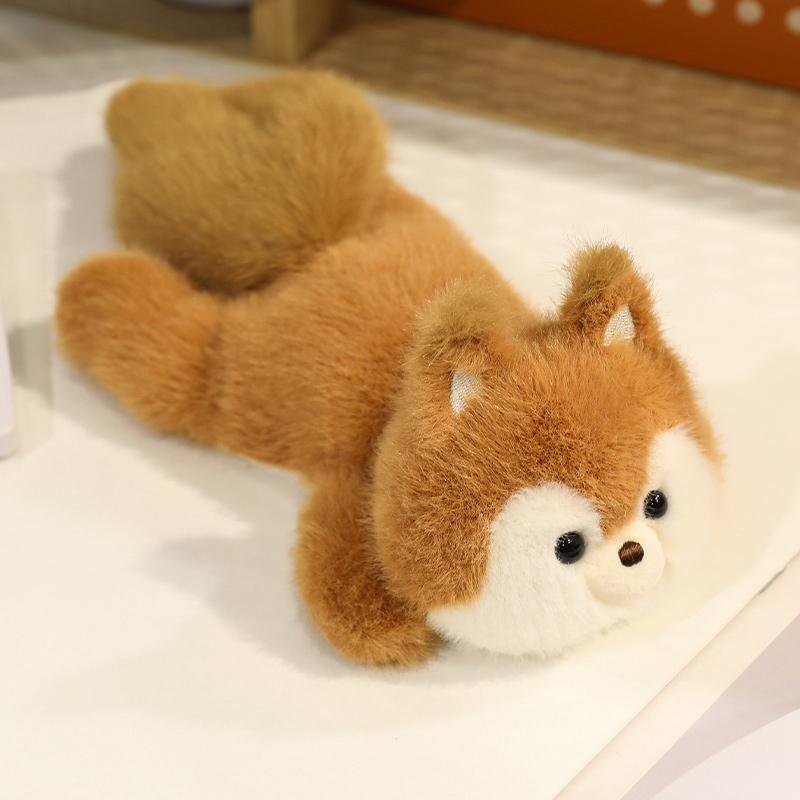 Кукла-компаньон на стол с наполнителем из гранул Плюшевая игрушка Белка Енот Панда Кукла для детей Подарок