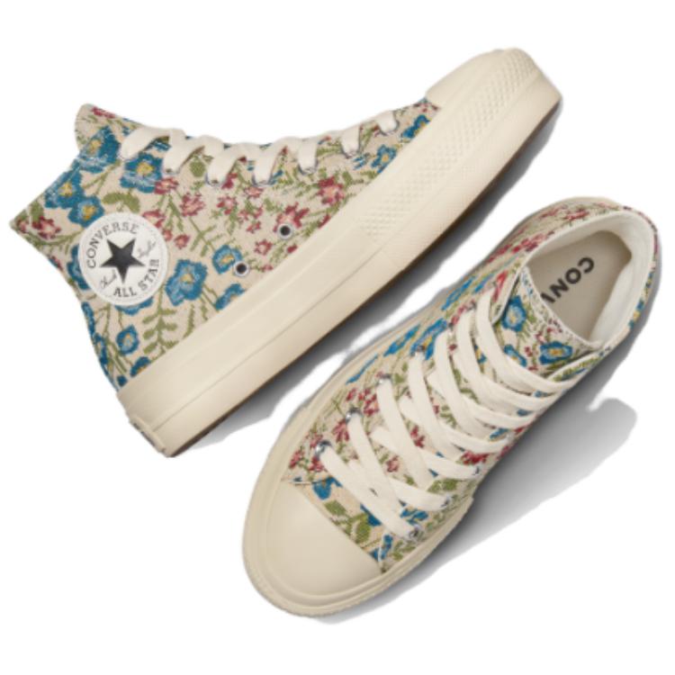 Converse Женские кеды Chuck Taylor All Star Lift Platform High 'Floral Tapestry'