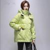 Winter Hooded Coat for Women with Stand Collar and Fashionable Design