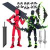1 Набор DIY Инструмент для снятия стресса Фигурка Счастливая 13 Робот Игрушки Сочлененный Движущийся 3D Печать Поколение Заглушка Кукла Титан13 Фигурка Действия