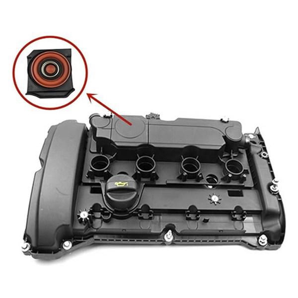 Черная пластиковая клапанная крышка двигателя для Peugeot 3008/2008