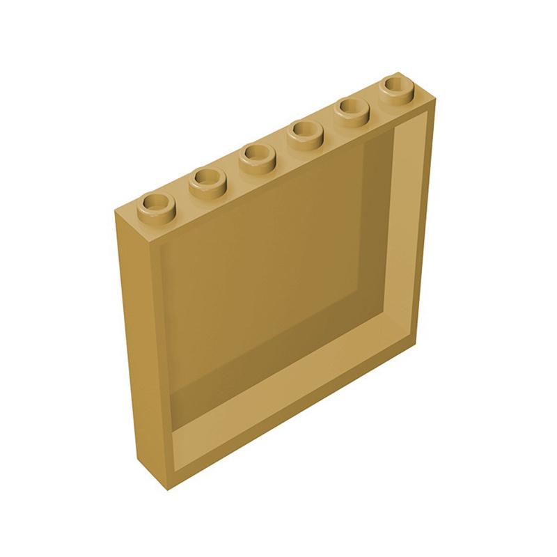 10 шт. Детали MOC 1x6x5 Оконное Стекло Дома Элемент Стены 59349 Совместимые Строительные Блоки Панель Сборки Аксессуары