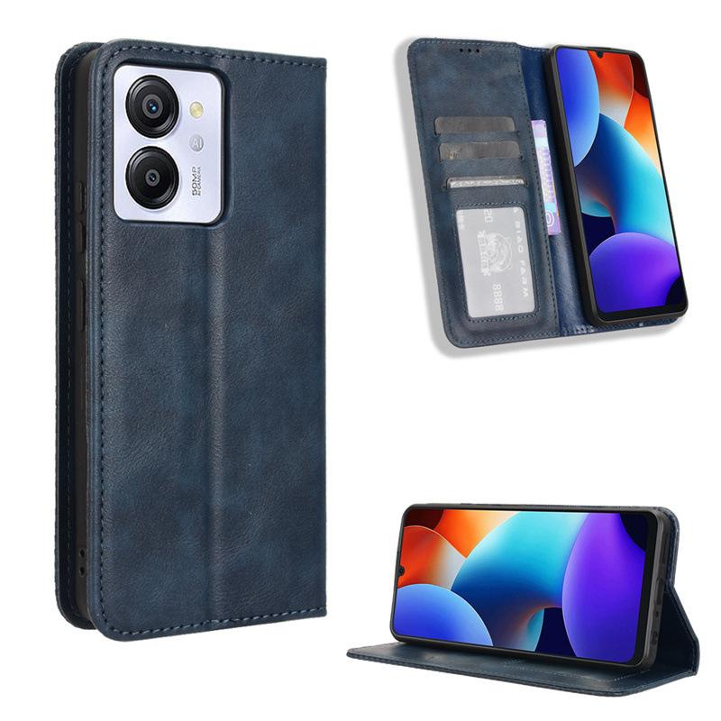 Флип-чехол для Blackview Color 8/Oscal Modern 8 кожаный чехол [Flip Vintage Leather] ударопрочный прочный ретро-чехол для телефона