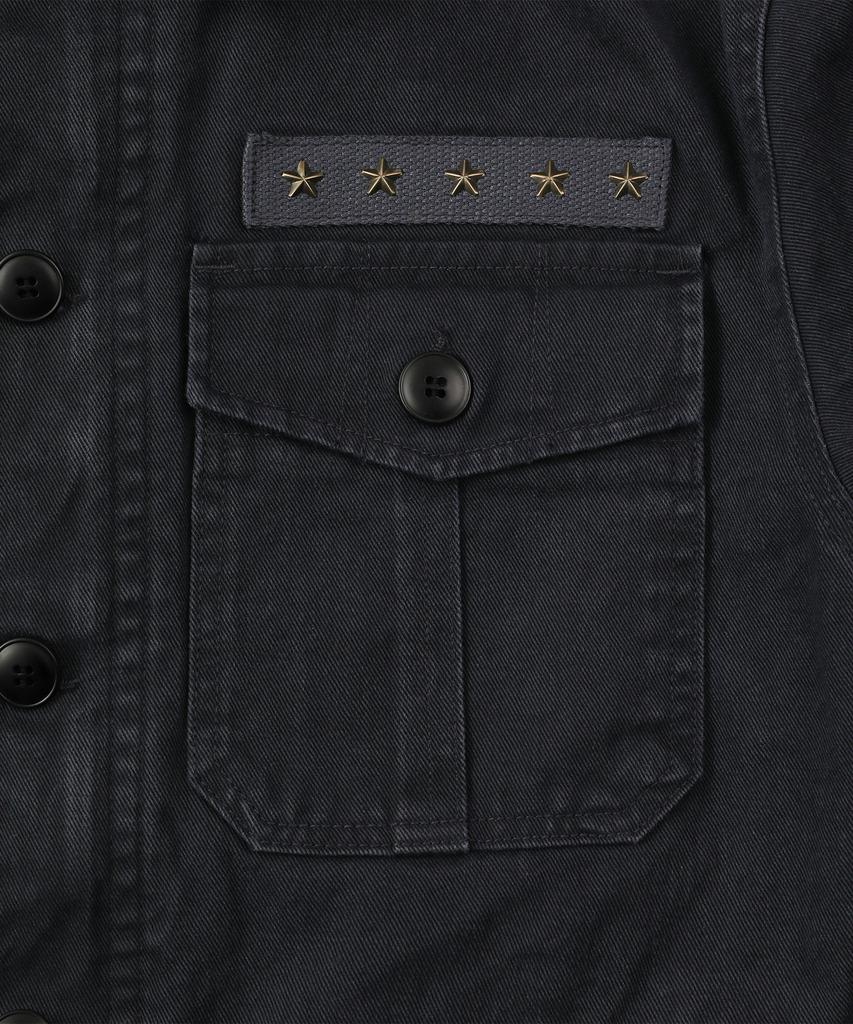 BLUESUNFLOWER Vintage Washed Hooded Jacket_Ch