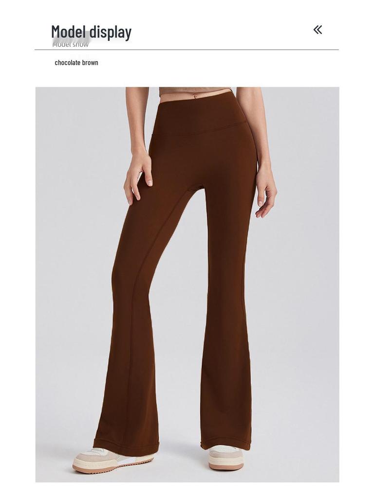 High-Waisted Tummy Control Flared Yoga Pants for Running & Pilates