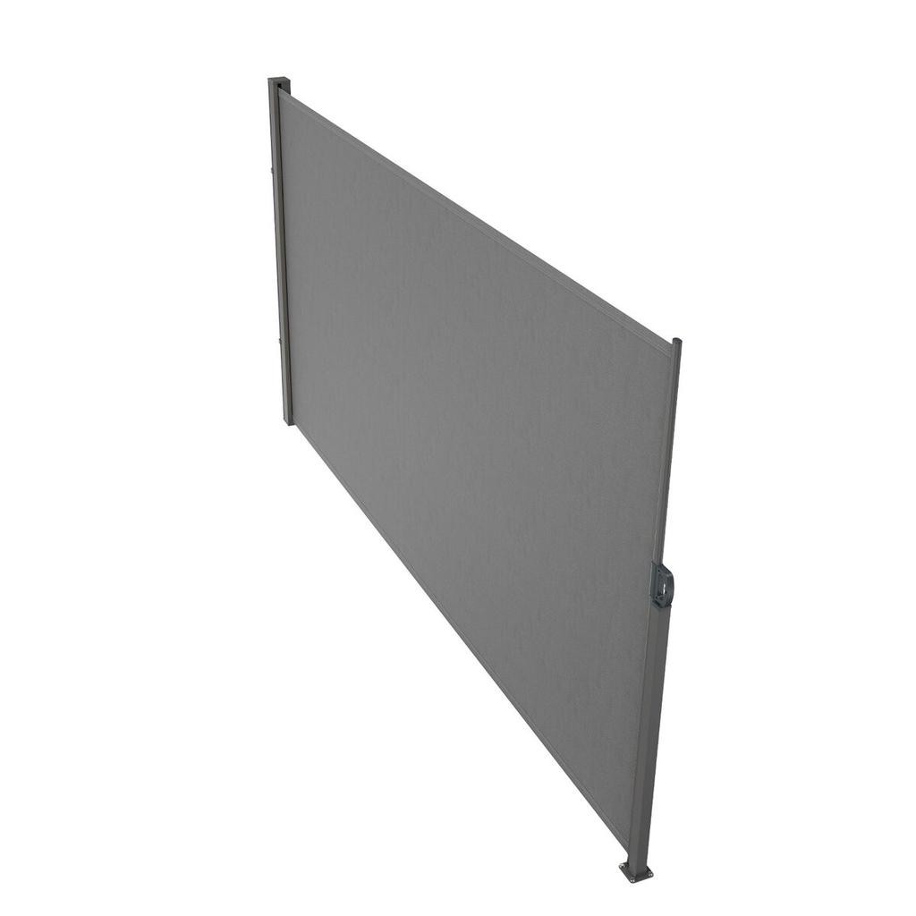 Retractable Side Awning, 79''x 118'' Outdoor Privacy Screen, 180g Polyester Water-proof Retractable Patio Screen, UV 30+ Room Divider Wind Screen for