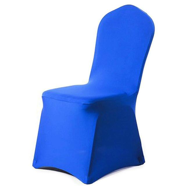 Однотонный чехол на стул, чехол из спандекса, эластичный чехол для свадебного банкета, вечеринки, ресторана, банкета, отеля, чехлы на стулья для столовой