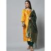 Women Designer Salwar Kameez Set Indian Party Wear Top Tunic Kurti Cotton Silk VSO-1751 C