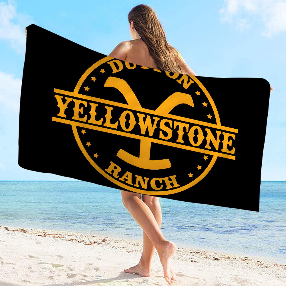 Yellowstone Dutton Towel Microfiber Beach Towel Absorbent Quick dry Soft Yoga Swimming Resort Mountain Climbing Towel