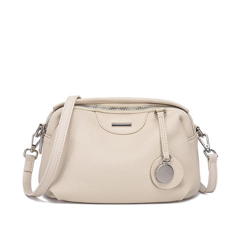 Сумка из коровьей кожи первого слоя, сумка через плечо для женщин, новая женская сумка Boston, универсальная сумка через плечо для поездок на работу