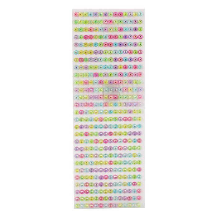 Stickers - Rond - Couleur pastel - 5mm diamètre - 378 unités