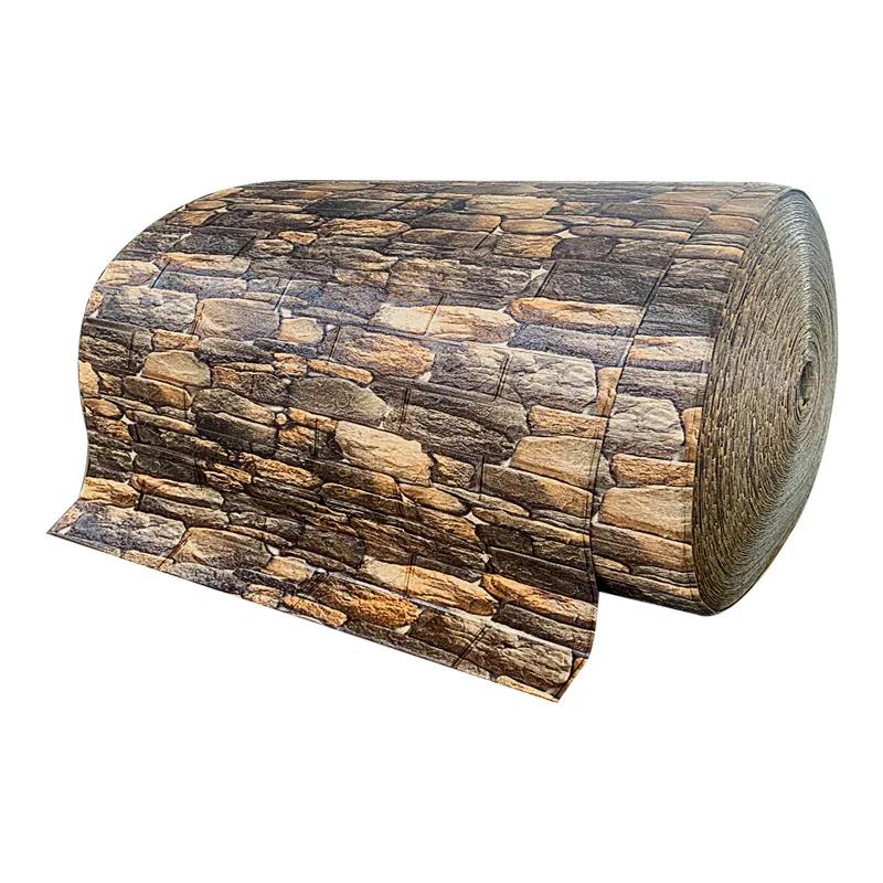 3/5/10 м 3D Самоклеящиеся обои Непрерывные Водонепроницаемые Наклейки на кирпичную стену Гостиная Спальня Детская комната Домашнее украшение