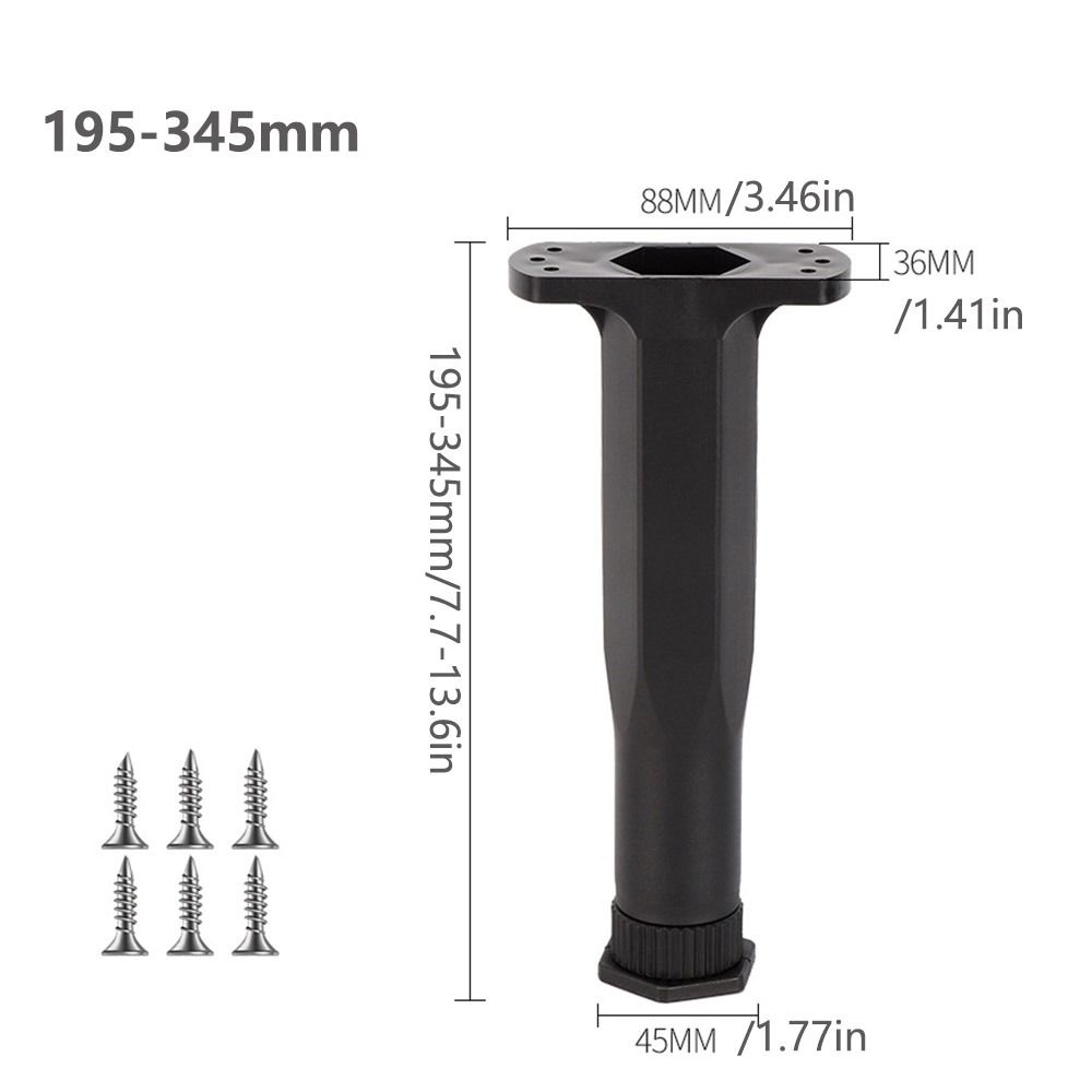Усиленная опора для балки кровати Телескопическая опора для ножки Телескопический кронштейн для мебели Ножка для чайного столика