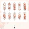 Flower Special-shaped Frame Bookmark Relief Gilding Student Reading Book Marks Teacher Supplies 10pcs/pack