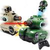 OBEST Remote Control Tank Toy, RC Car, Remote Control Battle Mode, RC Car, Two-Person RC Car Toy, Kids' Birthday, Christmas, New Year's Gift, Set of 2