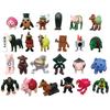 24Pcs/Set Italian Brainrot Tung Tung Sahur Shark Tralalero Tralala Figures Bombardiro Crocodilo Shimpanzini Bananini Ornaments
