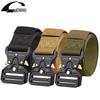 Chihoo Tactical Belt - 3.8cm Zinc Alloy Cobra Buckle Nylon Canvas Belt for Men