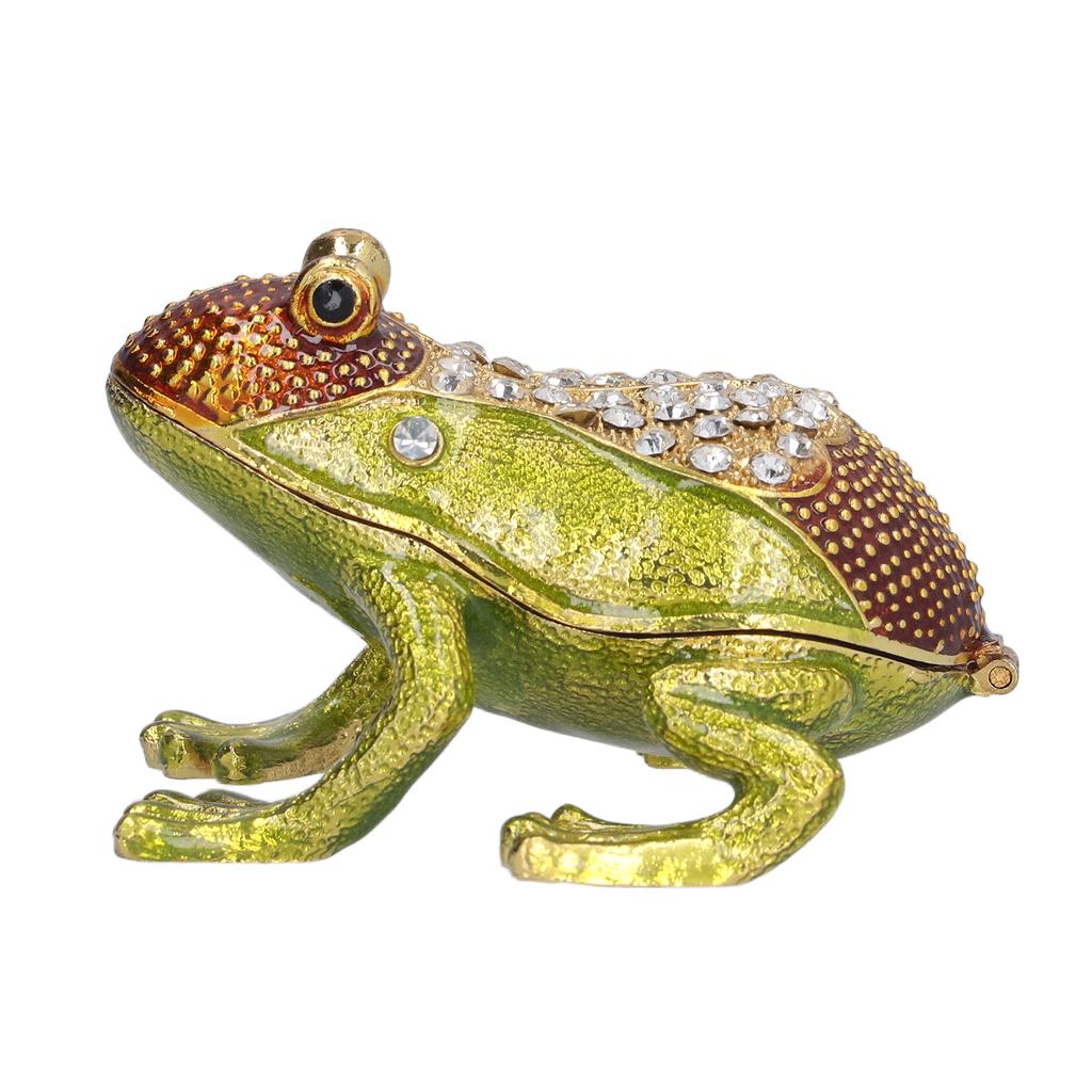 Jewelry Storage Box Rhinestones Embellished Cute Animal Shape Earring Holder for Jewelry Storing