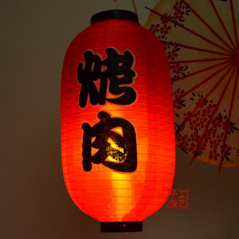 25x48cm Japanese Style Hanging Lanterns Waterproof Cloth Pub House Sushi Restaurant Decor Sign Home Festival Decoration Lantern