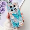 Для Huawei Nova 13i / Nova 12i 4G Задняя крышка Девчачий Модный Цветочный Бабочка Рисунок Чехол Мягкий ТПУ Прозрачный Тонкий Силиконовый Fundas