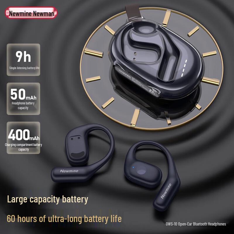 Newmine OWS-10 Спортивная Bluetooth-гарнитура с открытыми ушами и костной проводимостью