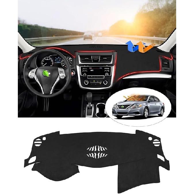 Накладка на панель приборов Cartist Совместима с Nissan Altima 2007 2008 2009 2010 2011 2012 Аксессуары Накладка на панель приборов Altima Коврик Нескользящий Ковер Защита от солнца Блики